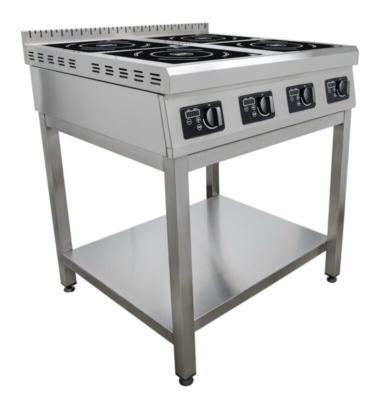 Плита індукційна ТМІ3.0ML4 4-х конфорочна 4х3.0кВт підлогова, 750х700х850мм